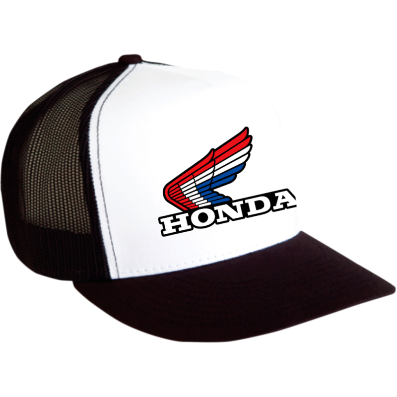 FACTORY EFFEX APPAREL HAT HONDA VINTAGE BLK/WHT 18-86302