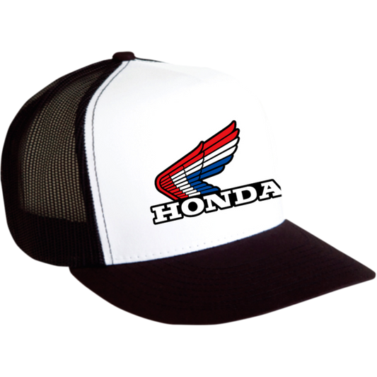 FACTORY EFFEX APPAREL HAT HONDA VINTAGE BLK/WHT 18-86302
