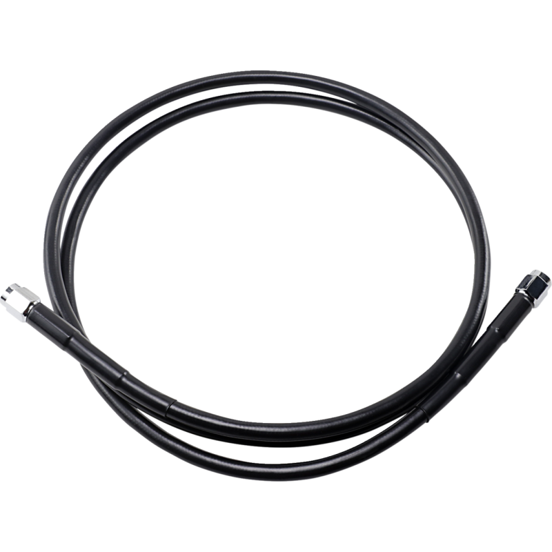 DRAG SPECIALTIES BLACK S/S BRAKE LINE 58" 858-BLK
