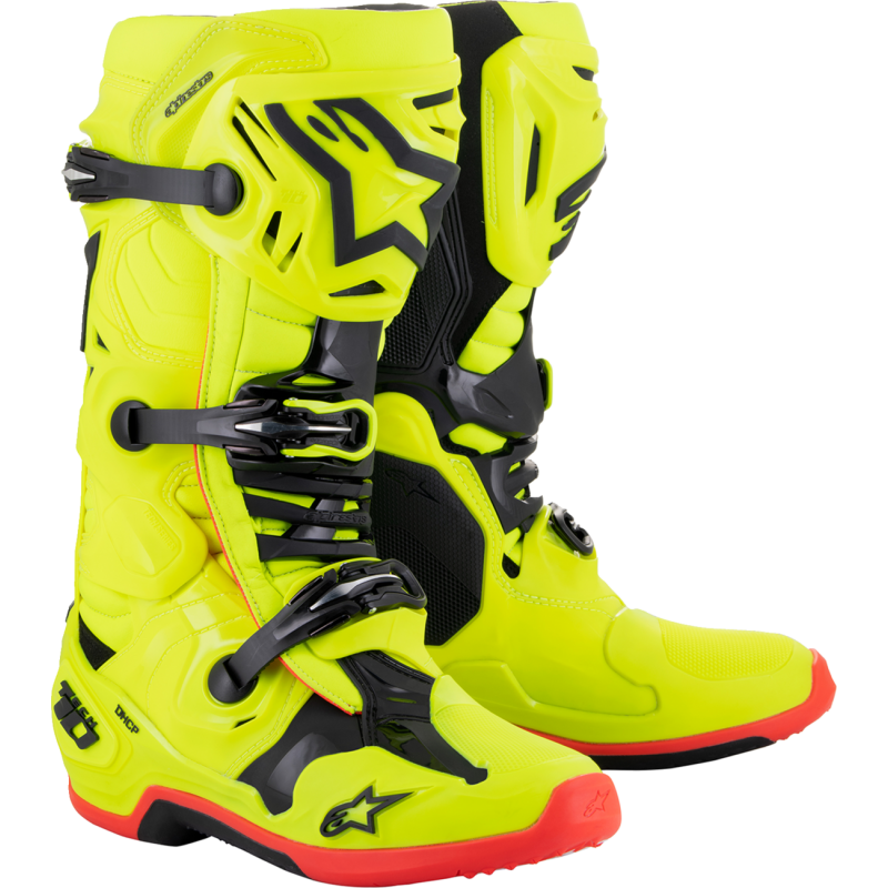ALPINESTARS BOOT TECH 10 YLW/BK/RD 9 2010020-533-9
