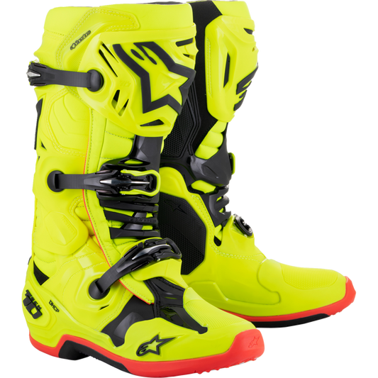 ALPINESTARS BOOT TECH 10 YLW/BK/RD 9 2010020-533-9