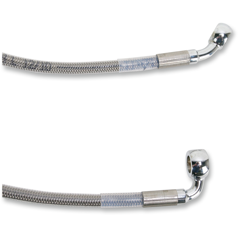 DRAG SPECIALTIES 00-07 FLST/F FRT S/S BRAKE LINE KIT +6 660214-6