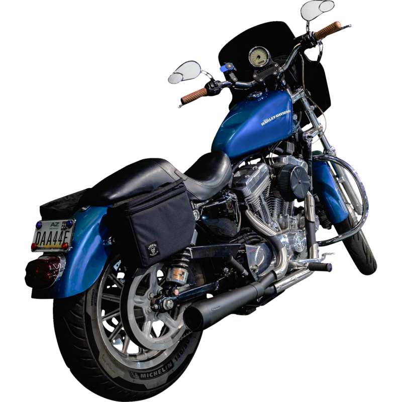 TRASK 2-INTO-1 BIG SEXY EXHAUST SYSTEM - BLACK TM-5300BK