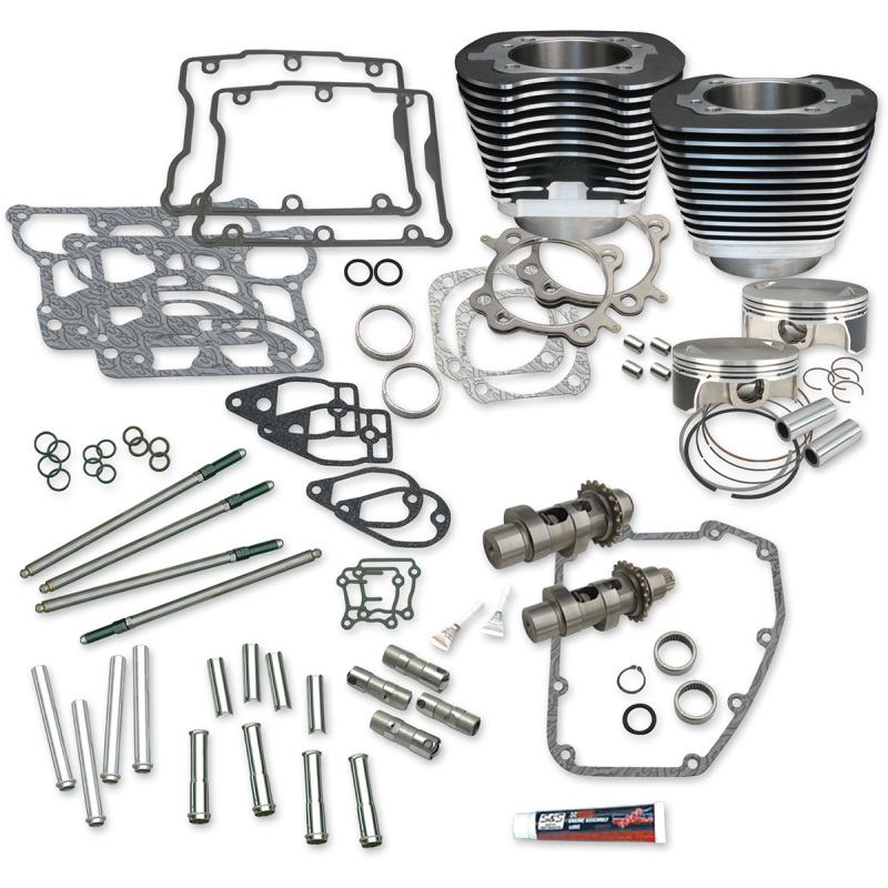 S&S CYCLE HOT SET UP KIT, BIG BORE, 106", W/O HEADS,W/ CYLINDERS PISTO 900-0354