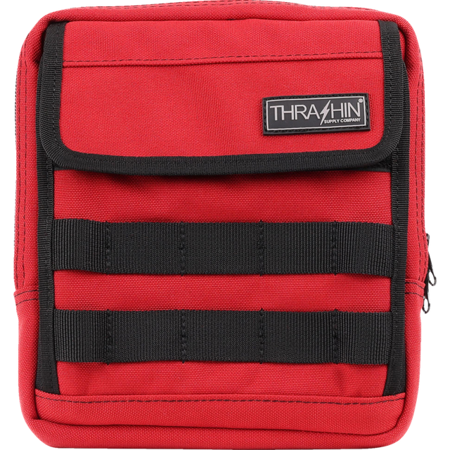 THRASHIN SUPPLY CO. BAG HANDLEBAR TSC SLIM RED THB-0034