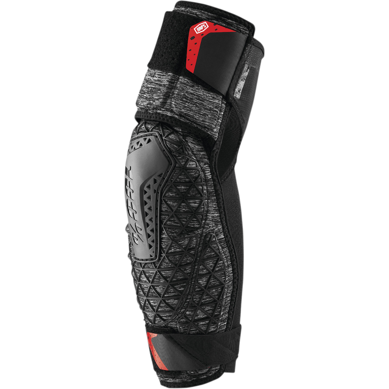100% SURPASS ELBOW GUARDS GREY HEATHER/BLACK XL 70008-00008