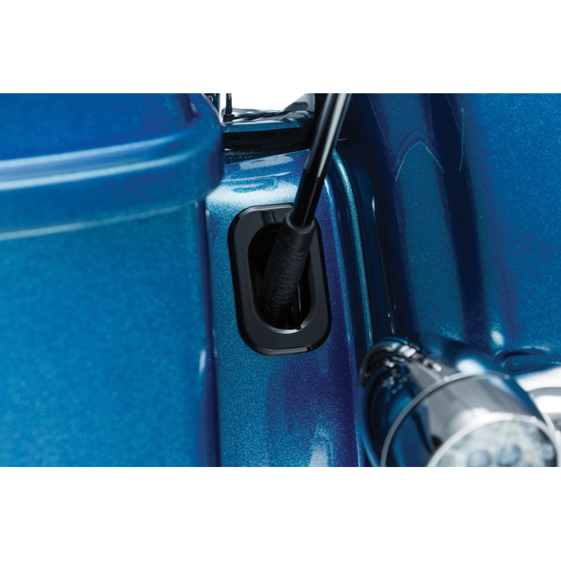 KURYAKYN ANTENNA HOLE ACCENT 09-19 FLHX/FLTR BLK PN 3108 KUR3108