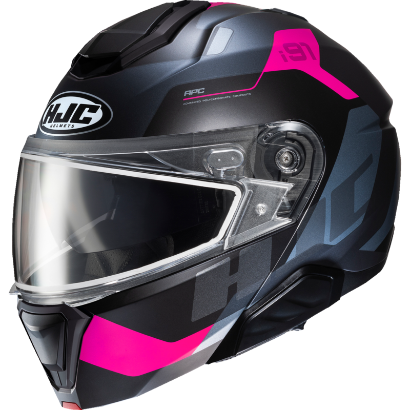 HJC I91 EC CARST SF GY/PK LG 0000438584