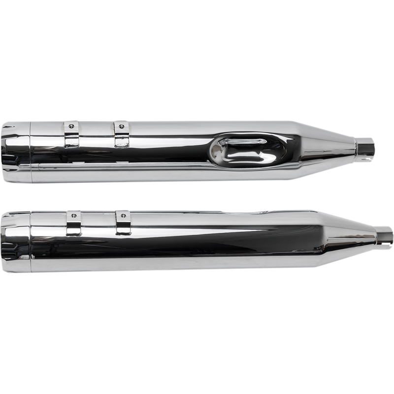 S&S CYCLE 95-16 FLHT MUFFLERS 4.5" CHR/THRST 550-0620