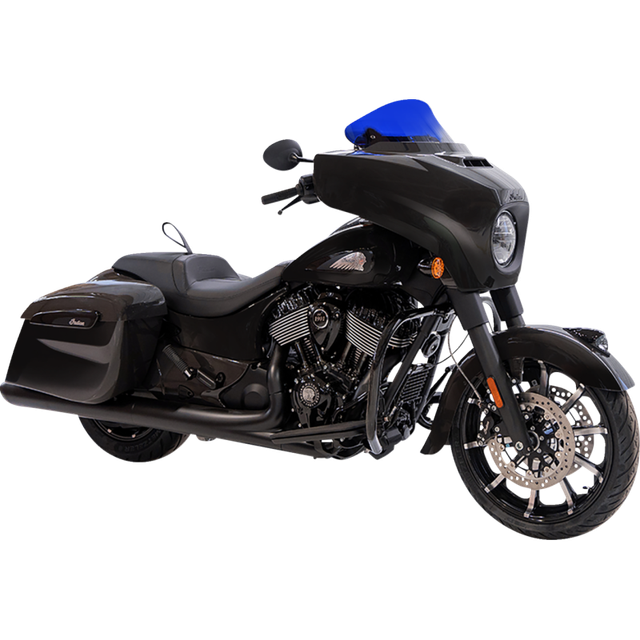 KLOCK WERKS CHIEFTAIN - 14-24 - FLR WINDSHIELD - 10" BLUE KWW-04-0640