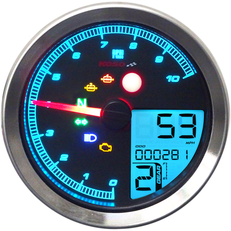 KOSO NORTH AMERICA TACH MULTI METR HD-04 BK BA051211