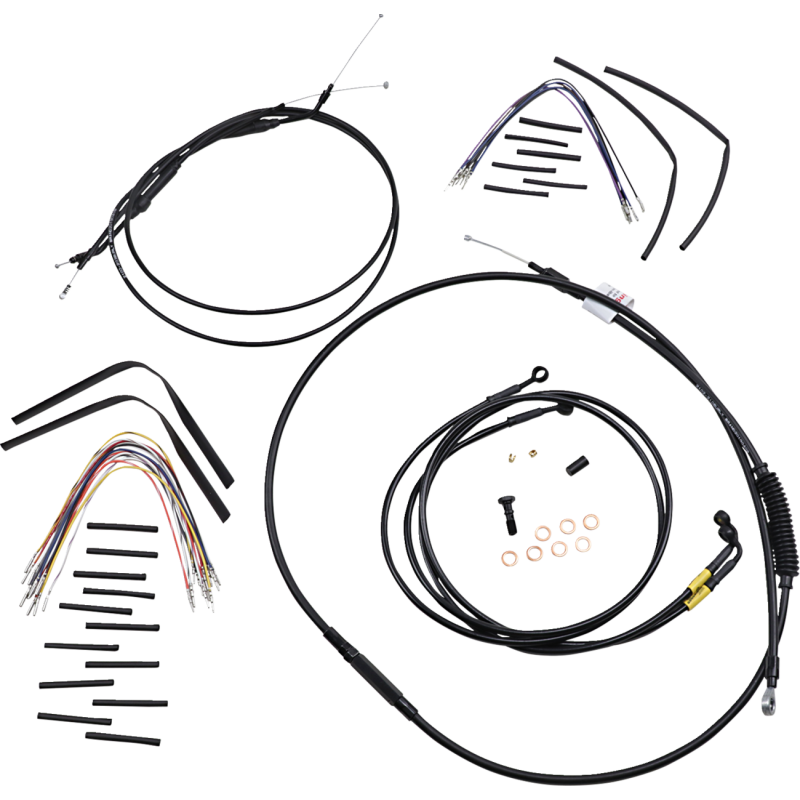 BURLY BRAND CONTROL KIT - 16" APE HANGER HANDLEBARS B30-1194