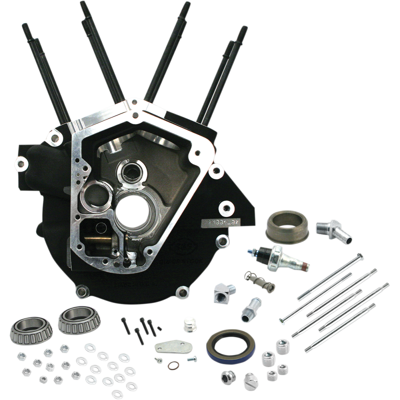 S&S CYCLE 84-91 EVO WR/BLK CRANK CASES 31-0052