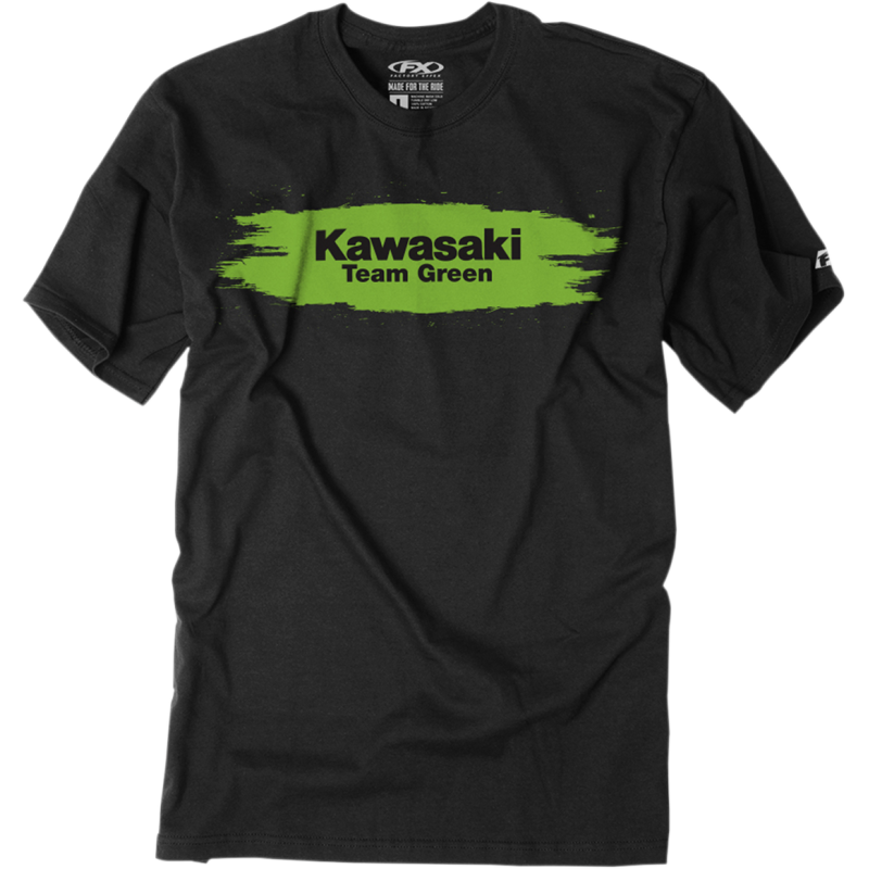 FACTORY EFFEX TEE Y KAW TEAMGREEN BK MD 22-83102