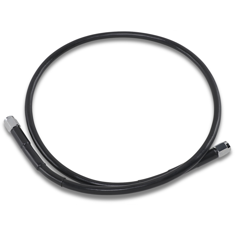 DRAG SPECIALTIES BLACK S/S BRAKE LINE 32" 832-BLK
