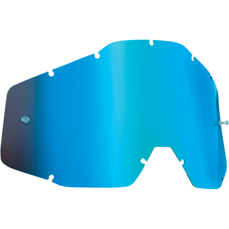 FMF FMF POWERBOMB/POWERCORE LENS ANTI-FOG BLUE MIRROR/BLUE F-59006-00001