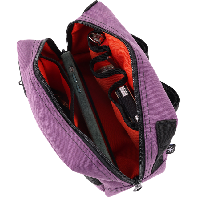 THRASHIN SUPPLY CO. BAG HANDLEBAR TSC PURPLE THB-0024