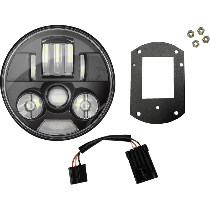 CUSTOM DYNAMICS HEADLIGHT PROBEAM LOW RIDER ST BLACK 5.75" PB-LRST-B