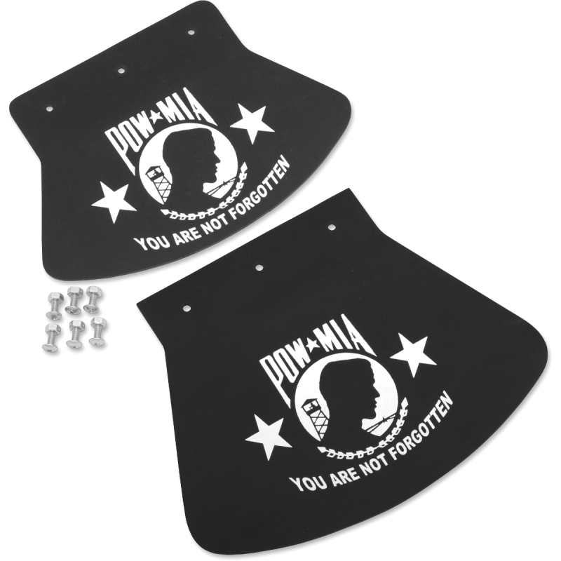 DRAG SPECIALTIES SEATS MUDFLAP POW-MIA MED 1420-0045