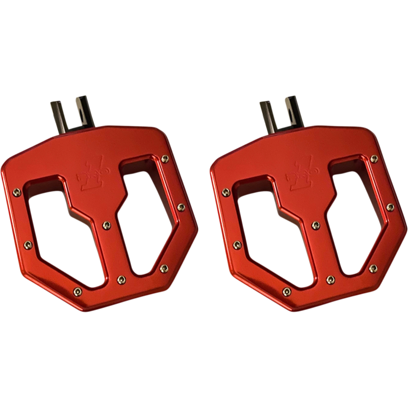 PRO-ONE PERF.MFG. BMX MINI PEG, RED ANODIZE, M8 SOFTAIL 500762R