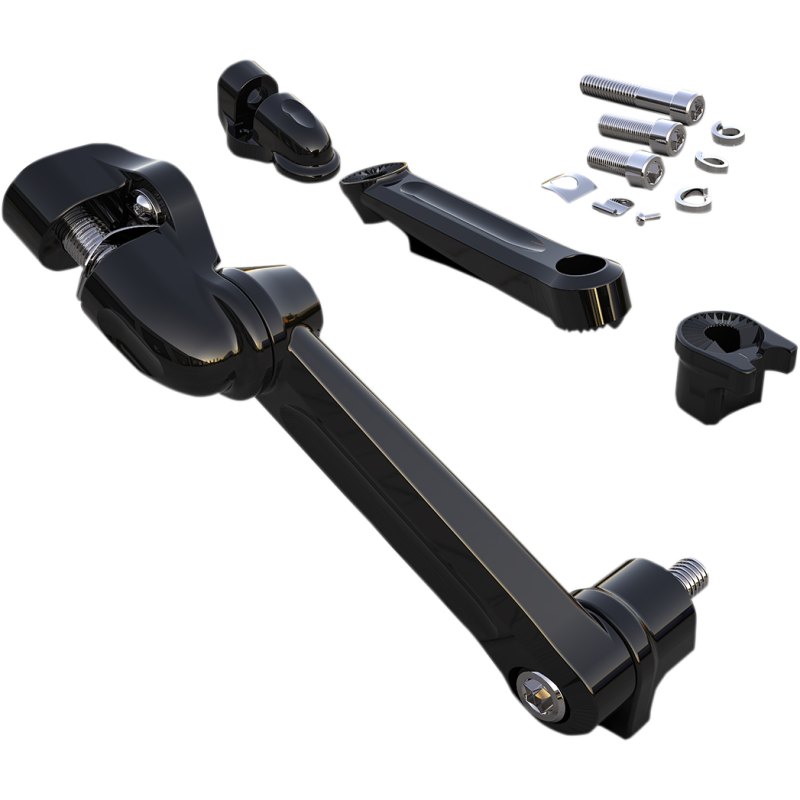 CIRO LLC 93-19 FLHT MOUNT ADJ PASS PEG BLK 60220