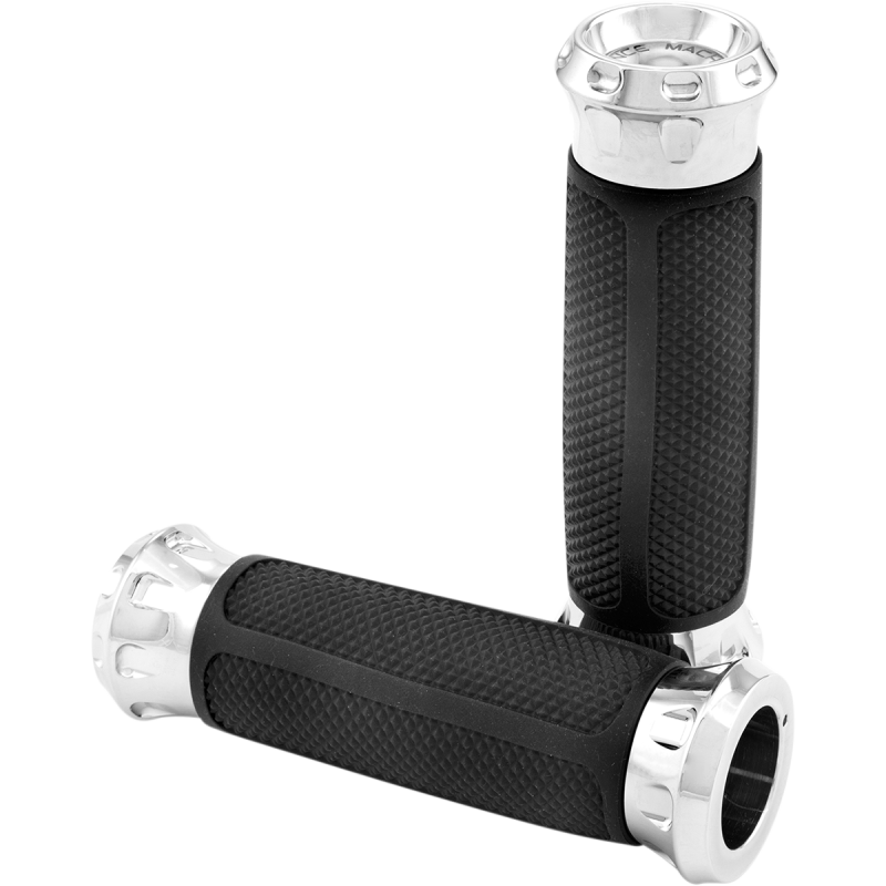 PERFORMANCE MACHINE OVERDRIVE GRIPS CHR CABLE 0063-2081-CH