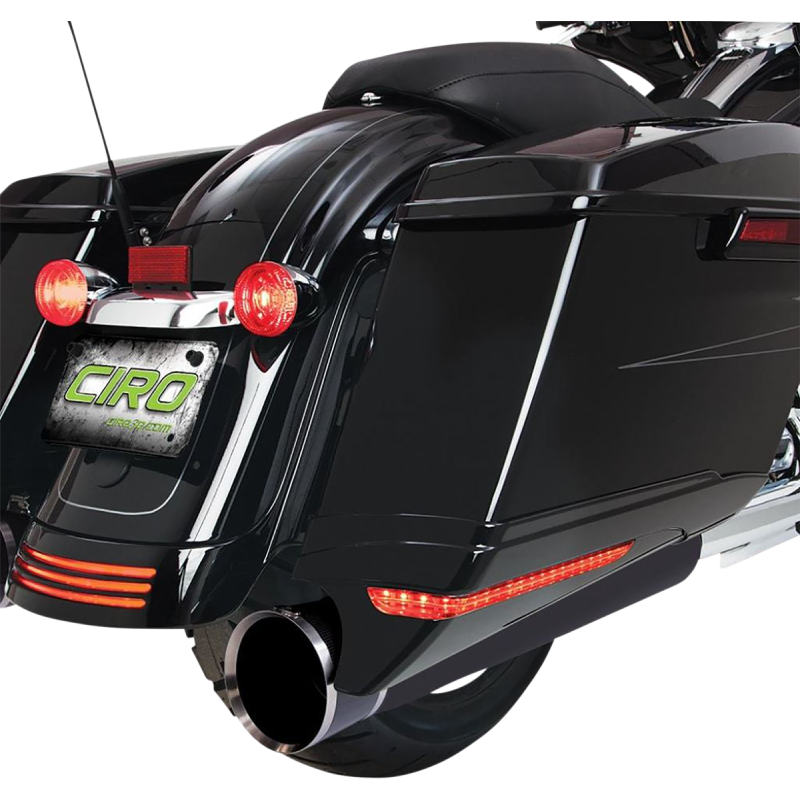 CIRO LLC SADDLEBAG EXTENSIONS '14-UP, BLACK 40111