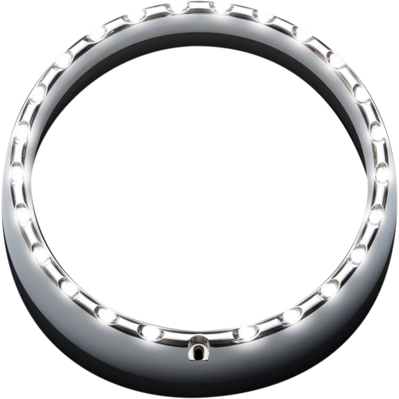 CUSTOM DYNAMICS TRIM HALO 06-13 CHR WHT CDTB-BAT-W-C