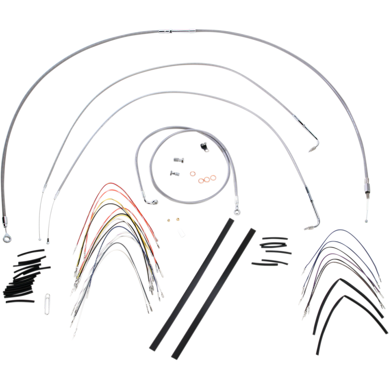 BURLY BRAND FLST CONTROL KIT SS 14" B30-1050
