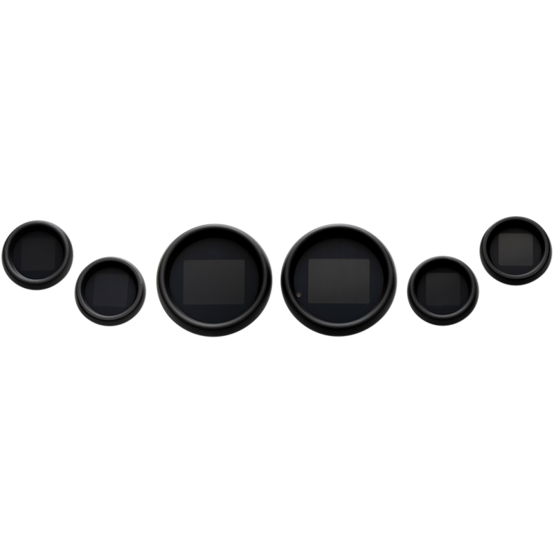 DAKOTA DIGITAL 04-13 FLHT SIX GAUGE  BLK BEZEL MLX-8604-K