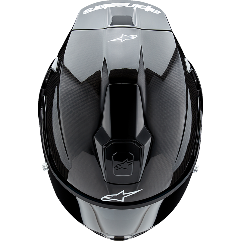 ALPINESTARS (ROAD) S-R10 SOLID HELMET BLK CARB M&G S 8200124-1902-S