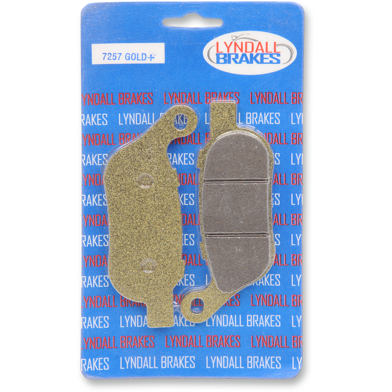 LYNDALL RACING BRAKES LLC 08-17 FX/FLST RR GOLD PLUS BR/PADS 1720-0071