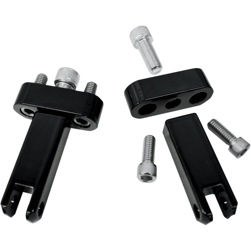 DRAG SPECIALTIES 93-19 FLHT GL/BLK PASS/PEG MOUNTS PR 1620-1046