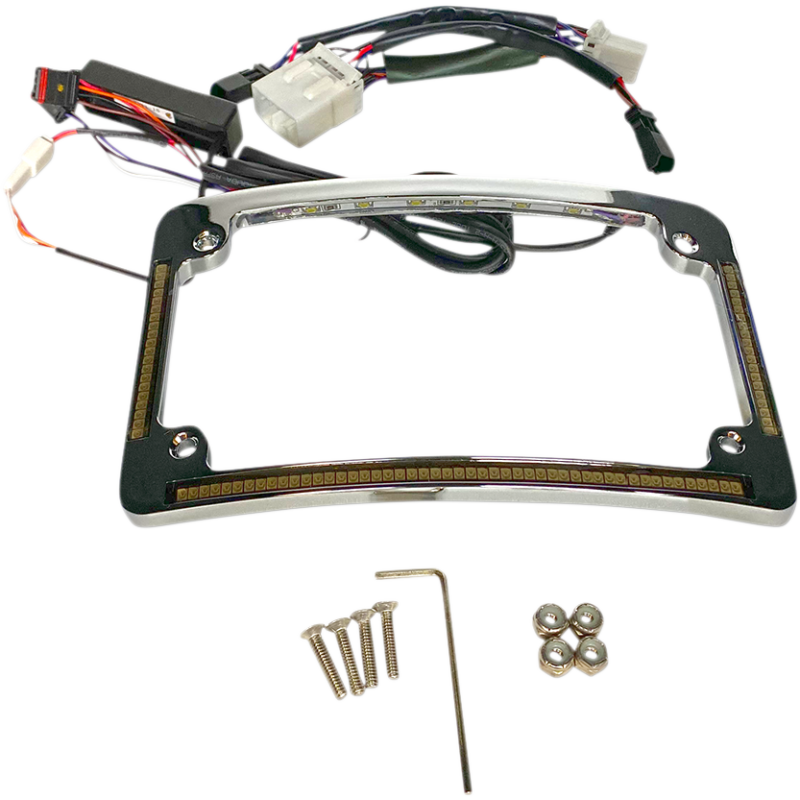 CUSTOM DYNAMICS FRAME LP 96-10 ST CHROME TF05-HD-C