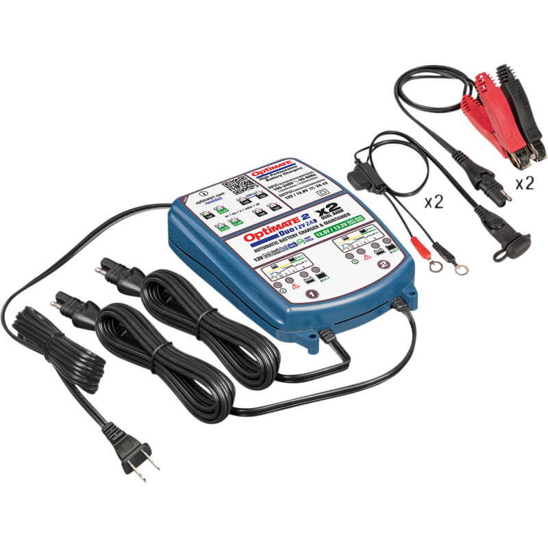 TECMATE OPTIMATE 2 DUO X2 BANK TM-571