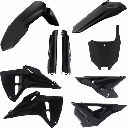 ACERBIS PLASTIC KIT- FULL CRF250R/RX, CRF450R/RX:25 BLACK 2985980001