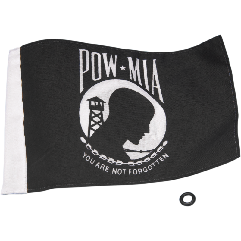 SHOW CHROME 5 1/2" X 8" POW / MIA FLAG 4-240POW