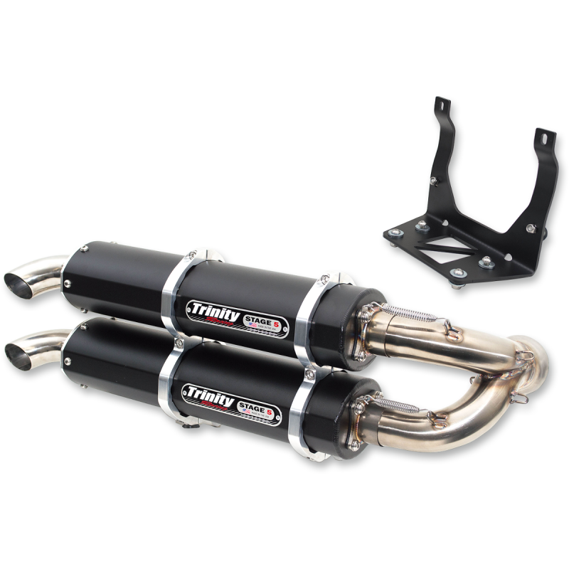 TRINITY RACING MAVERICK X3 DUAL SLIP-ON BLACK 17 TR-4160S-BK