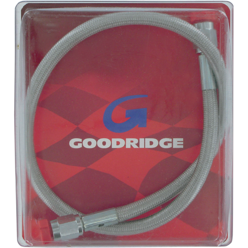 GOODRIDGE 19" UNIVERSAL CLEAR-COATED BRAKE LINE SS 80319