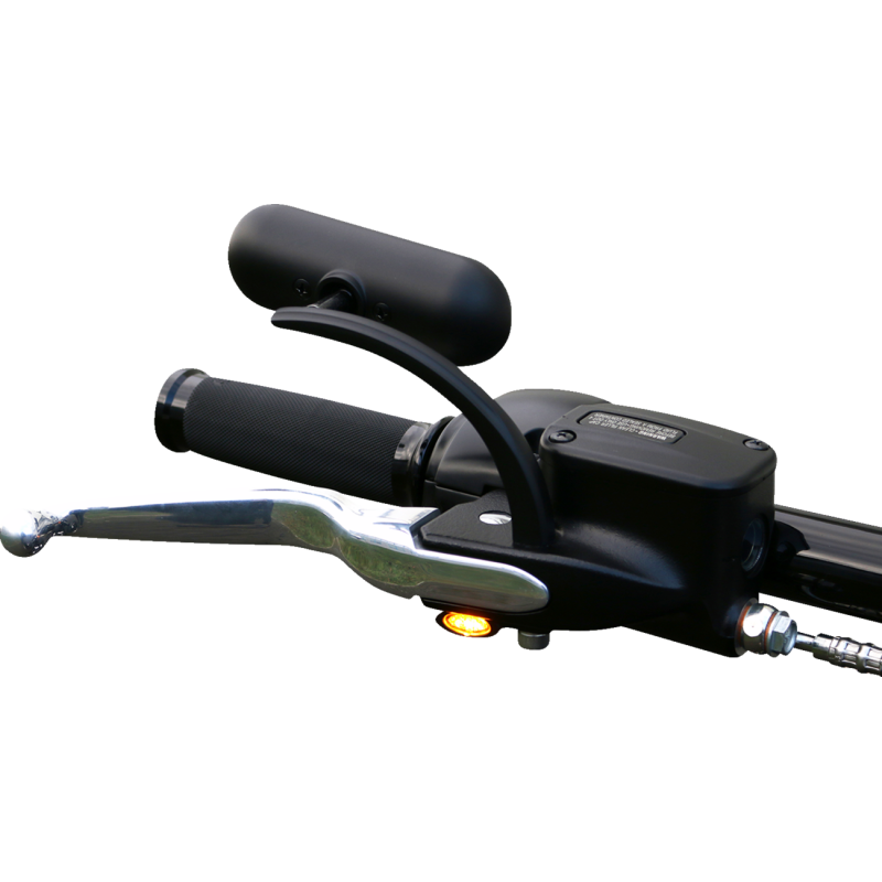 KODLIN ELYPSE FRONT LED 2-1 TURN SIGNALS M8 SOFTAIL BLACK K68500