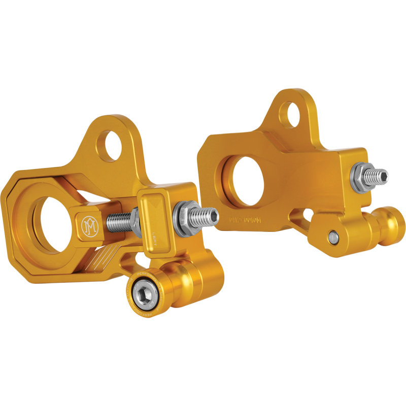 PERFORMANCE MACHINE AXLE ADJUSTER KIT GOLD 0117-0028M-G