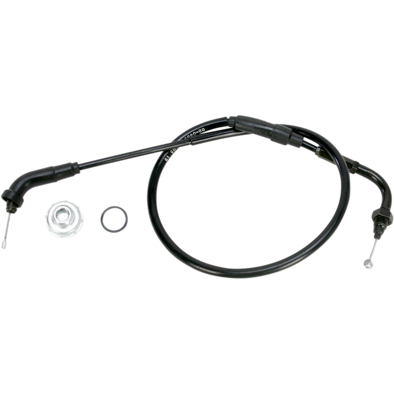 MOTION PRO THROTTLE CABLE BLACK VINYL W/CAP 02-0489