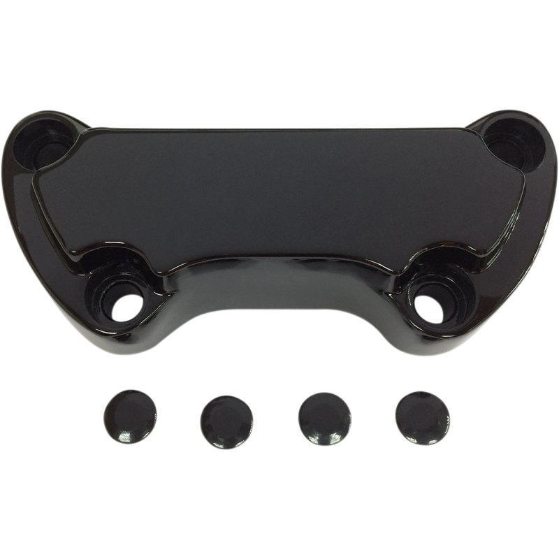 DRAG SPECIALTIES 74-UP GL/BLK H/BAR CLAMP 03-0107SB