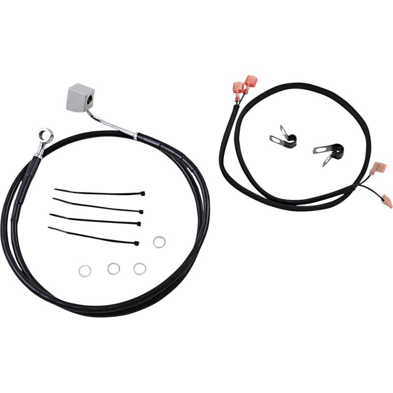DRAG SPECIALTIES 87-99 FLSTC RR S/B BRAKE LINE KIT 1741-2949