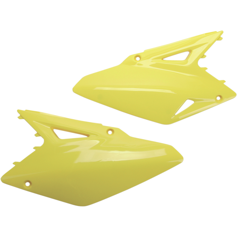 UFO RMZ450 2008 SIDE PANELS 01YELLOW SU04918-102