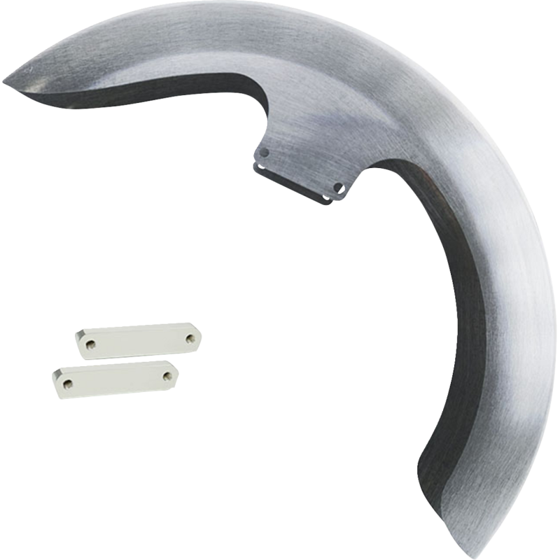 PAUL YAFFE BAGGER NATION FRONT FENDER - OEM - 16'-19' WHEEL  W/ SATIN ADAPTERS THICKY-OEM-14L-S