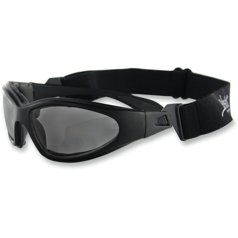 BOBSTER GXR SUNGLASSES BLACK FRAME SMOKE ANTIFOG GXR001