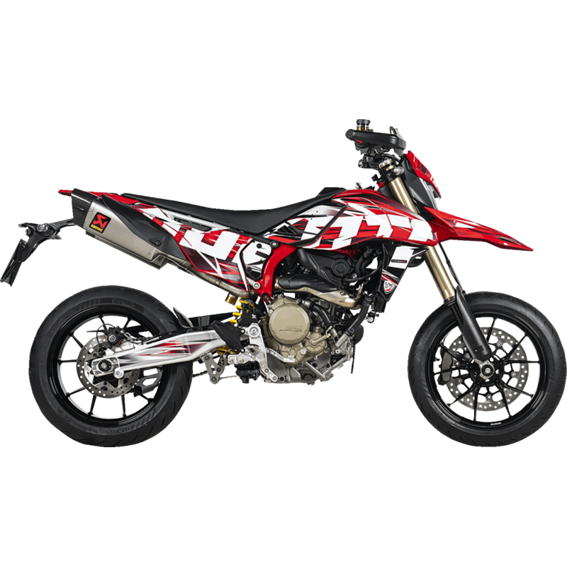 AKRAPOVIC MUFFLERS TI DUCATI HYPERMOTARD 698 MONO S-D6SO2-HAPLT