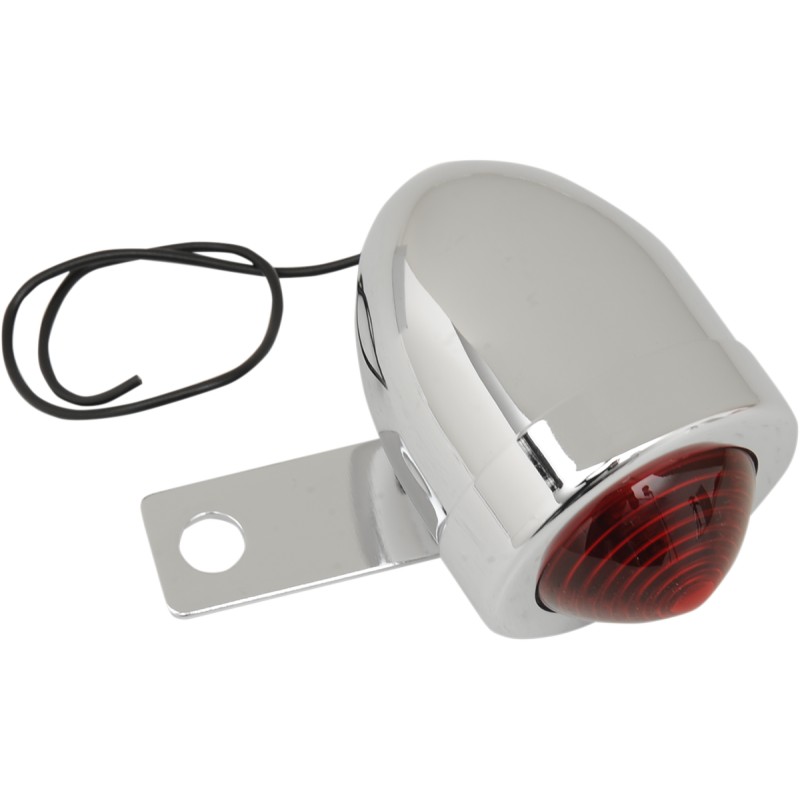 DRAG SPECIALTIES BULLET MARKER LIGHTS RED L/H MOUNT DS-280049
