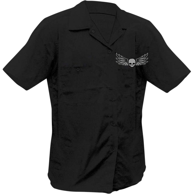 LETHAL THREAT SHIRT RIDE LOW BLK MD HW50217M